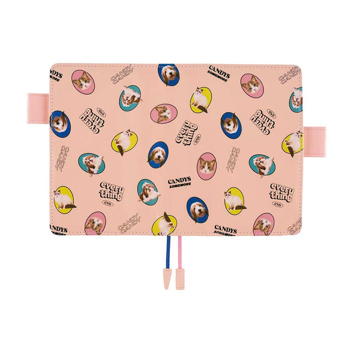 Hobonichi | Agenda Hobonichi Techo A6 Candy Stripper: Random Dog & Cat (Pink) 2027