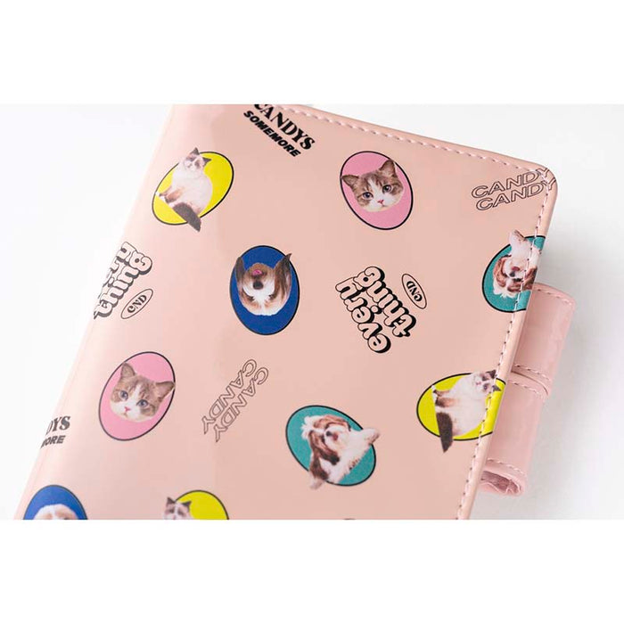Hobonichi | Agenda Hobonichi Techo A6 Candy Stripper: Random Dog & Cat (Pink) 2027