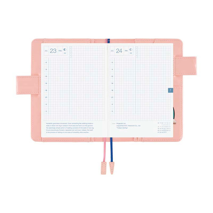 Hobonichi | Agenda Hobonichi Techo A6 Candy Stripper: Random Dog & Cat (Pink) 2027