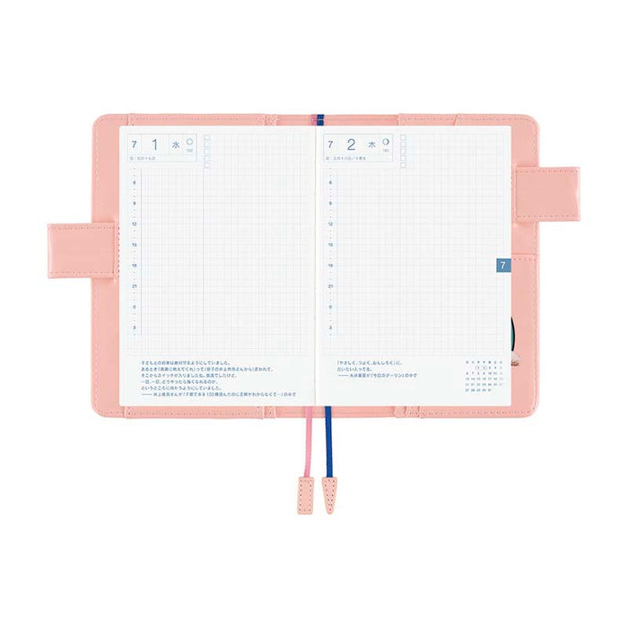 Hobonichi | Agenda Hobonichi Techo A6 Candy Stripper: Random Dog & Cat (Pink) 2027