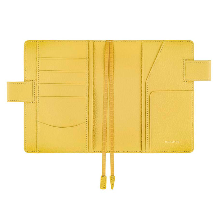 Hobonichi | Agenda Hobonichi Techo A6 Leather: Brilliant Yellow 2027