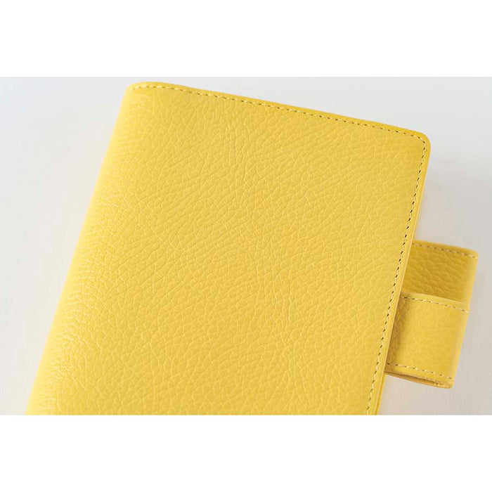 Hobonichi | Agenda Hobonichi Techo A6 Leather: Brilliant Yellow 2027