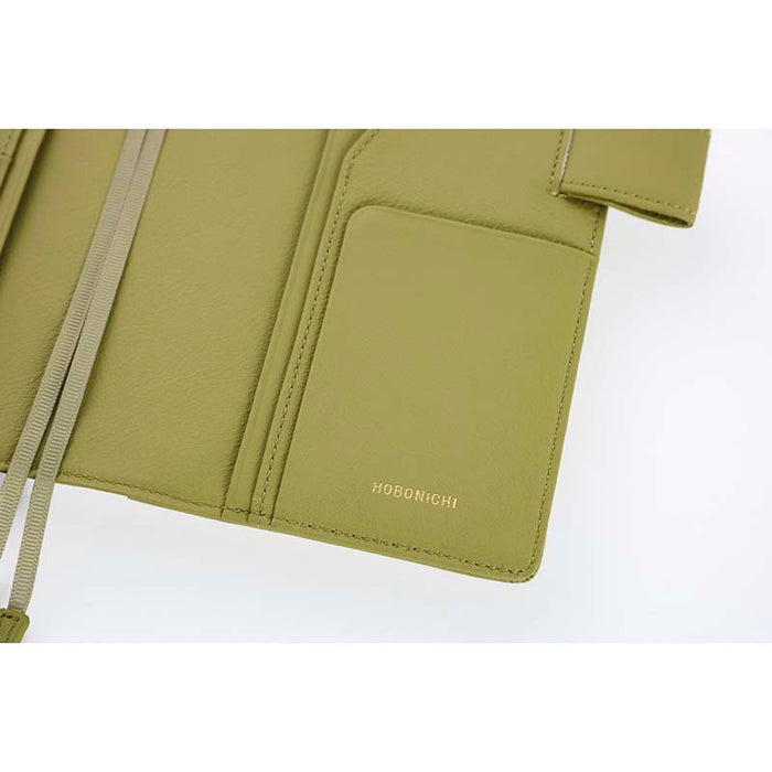 Hobonichi | Agenda Hobonichi Techo A6 Leather: Sage Green 2027