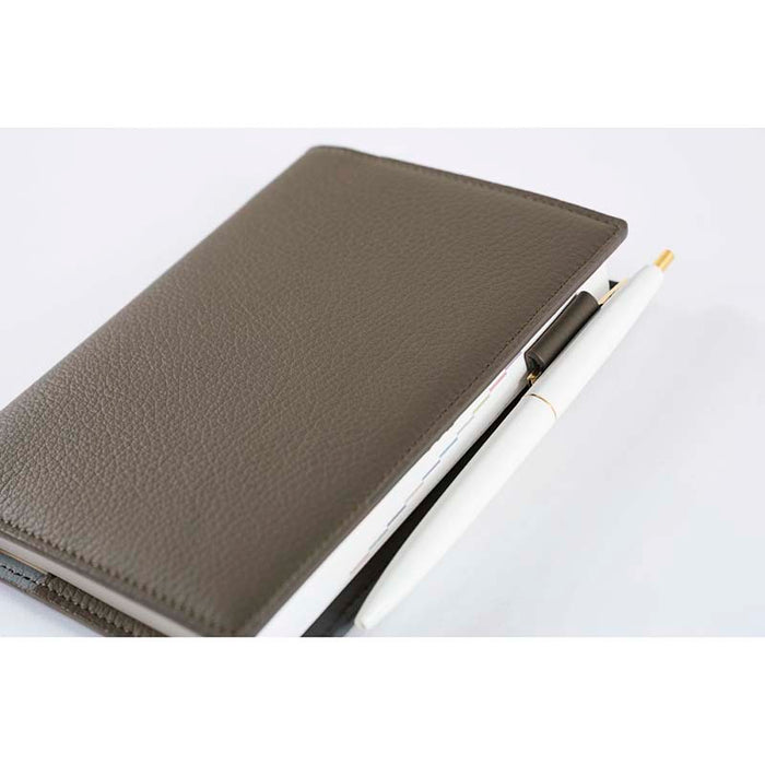 Hobonichi | Agenda Hobonichi Techo A6 Leather: Taut (Gray & Light Blue) 2027