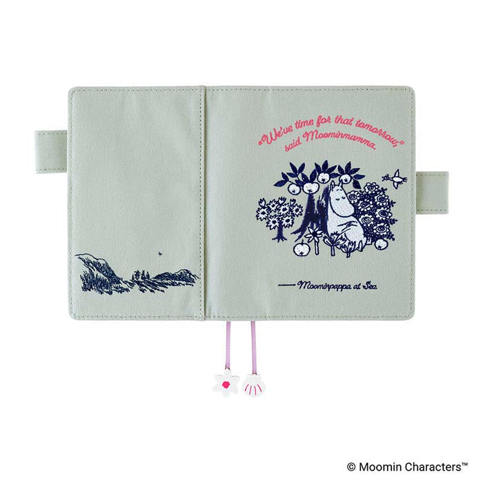 Hobonichi | Agenda Hobonichi Techo A6 Moomin: My Yard (Pale Mint) 2027