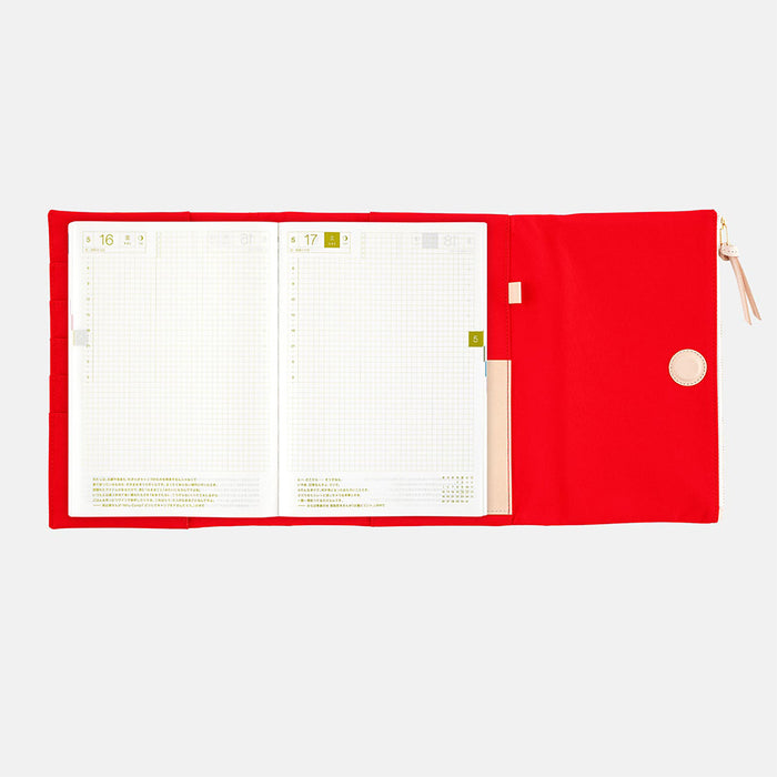 Hobonichi | Agenda Hobonichi Techo A6 Tragen Red 2027