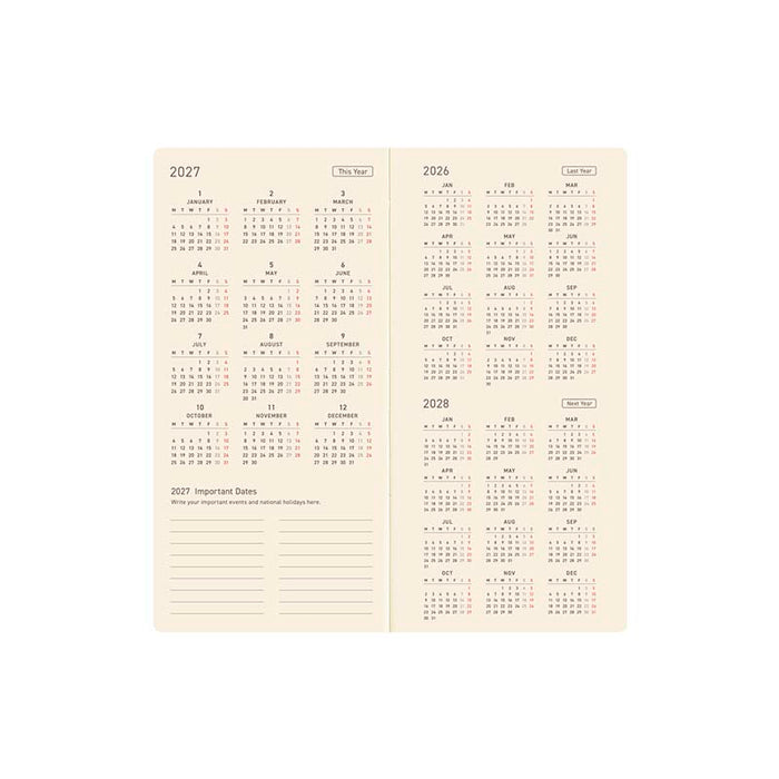 Hobonichi | Agenda Hobonichi Weeks Akiko Miyakoshi: Once, in Spring 2027