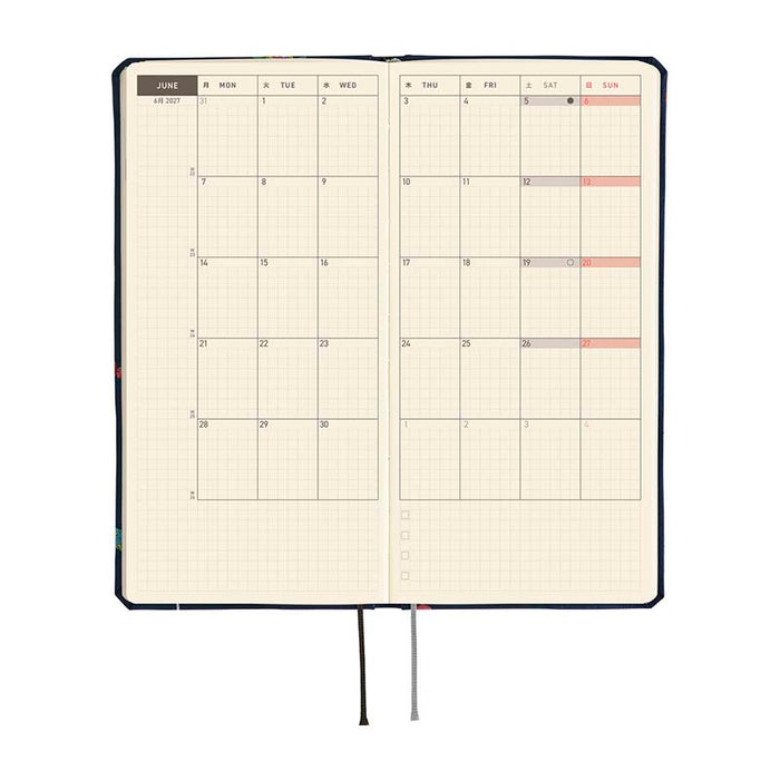 Hobonichi | Agenda Hobonichi Weeks Bow & Tie: Candy Dream 2027