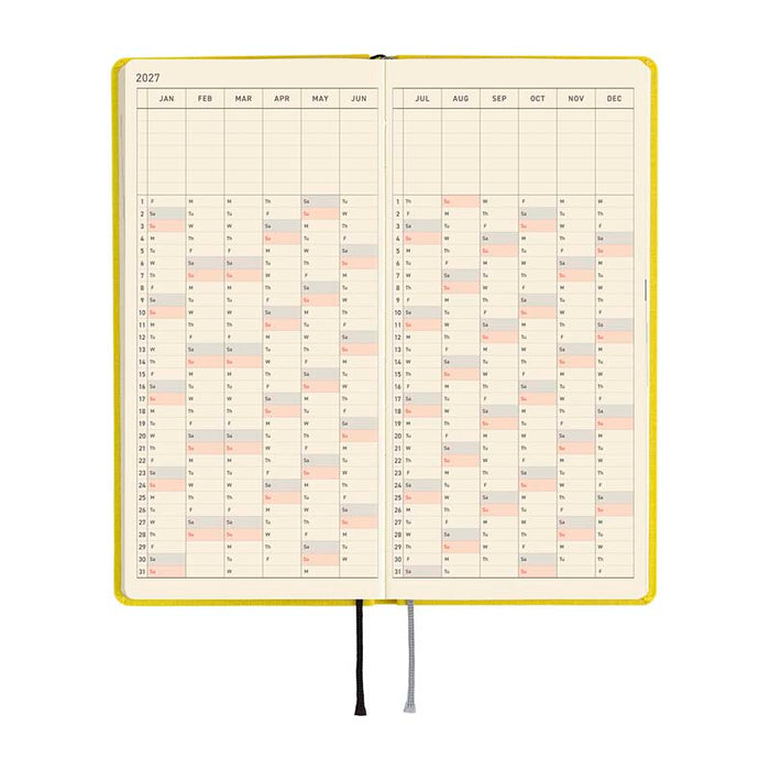 Hobonichi | Agenda Hobonichi Weeks Colors: Canaria Yellow 2027