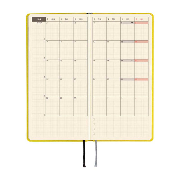 Hobonichi | Agenda Hobonichi Weeks Colors: Canaria Yellow 2027