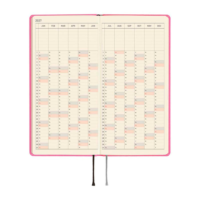 Hobonichi | Agenda Hobonichi Weeks Colors: Pink Sapphire 2027