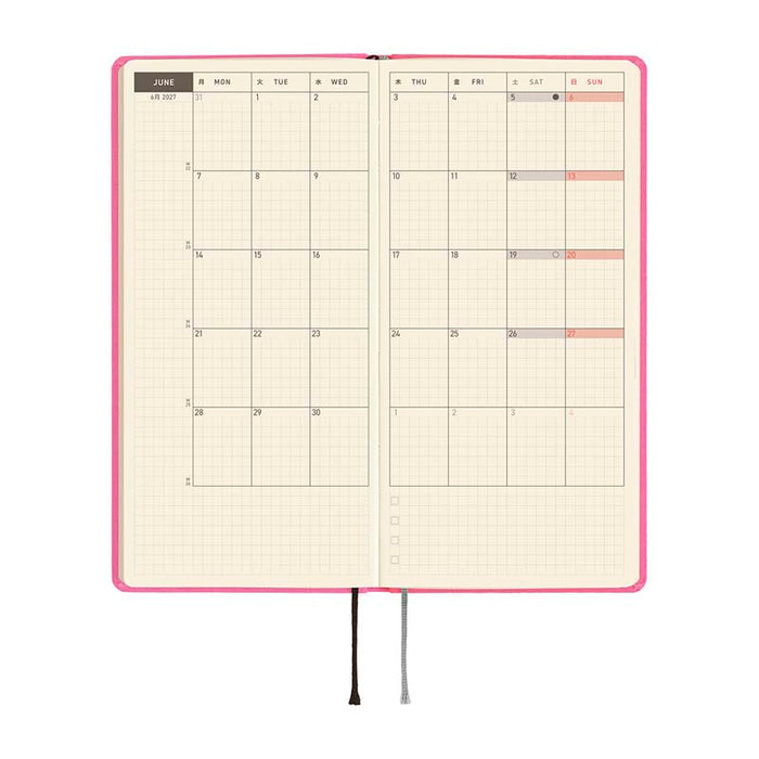 Hobonichi | Agenda Hobonichi Weeks Colors: Pink Sapphire 2027