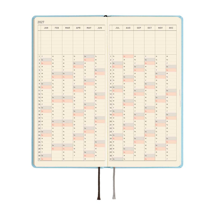 Hobonichi | Agenda Hobonichi Weeks Colors: Sea Glass 2027