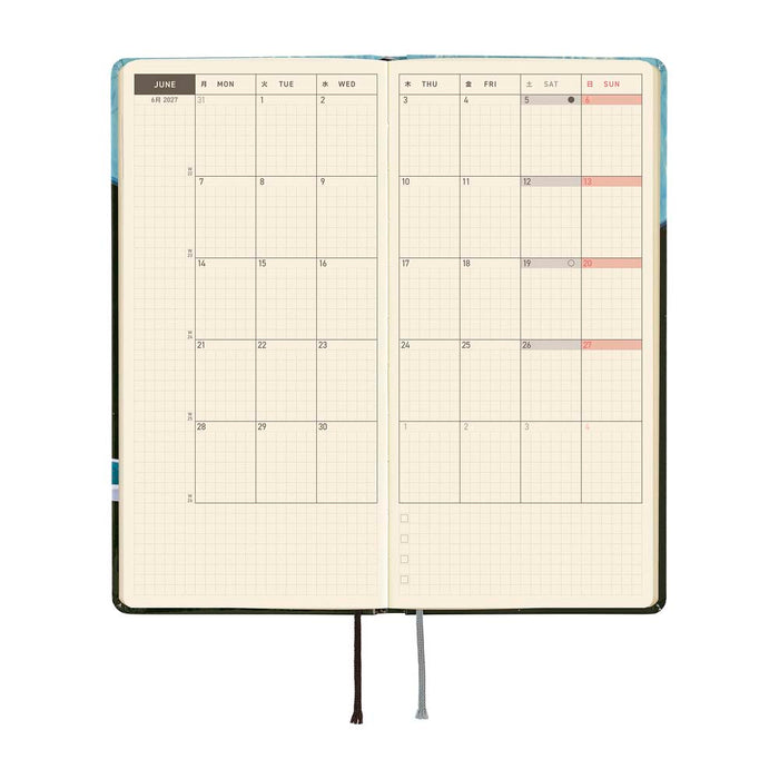 Hobonichi | Agenda Hobonichi Weeks Hiroko Kubota: Meteor Shower in the Light Blue Forest 2027