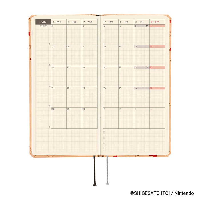 Hobonichi | Agenda Hobonichi Weeks MOTHER: Mr. Saturn Pattern 2027