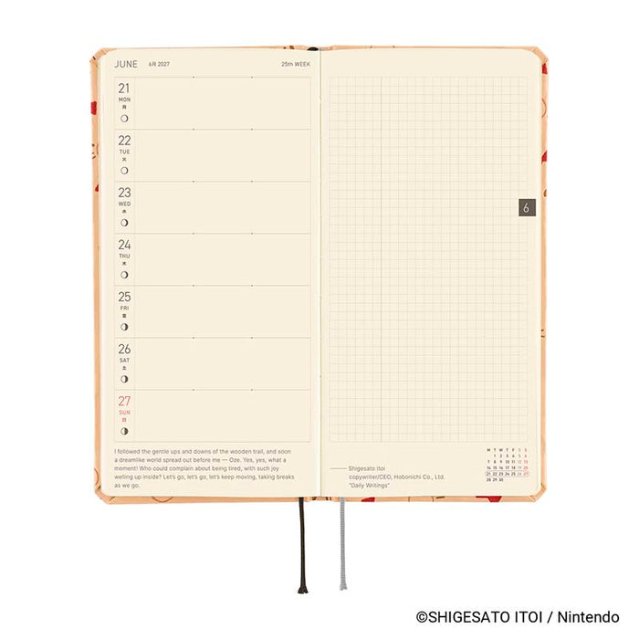 Hobonichi | Agenda Hobonichi Weeks MOTHER: Mr. Saturn Pattern 2027