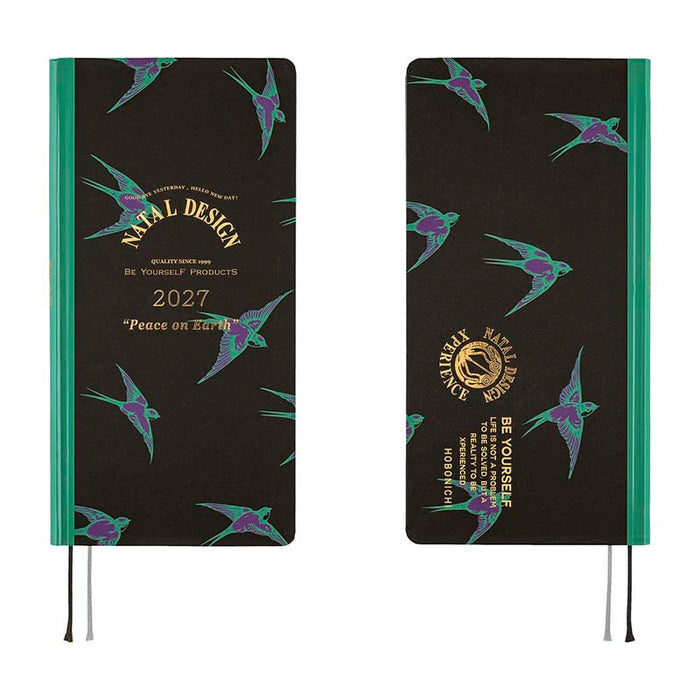 Hobonichi | Agenda Hobonichi Weeks Natal Design: Lucky Swallow 2027
