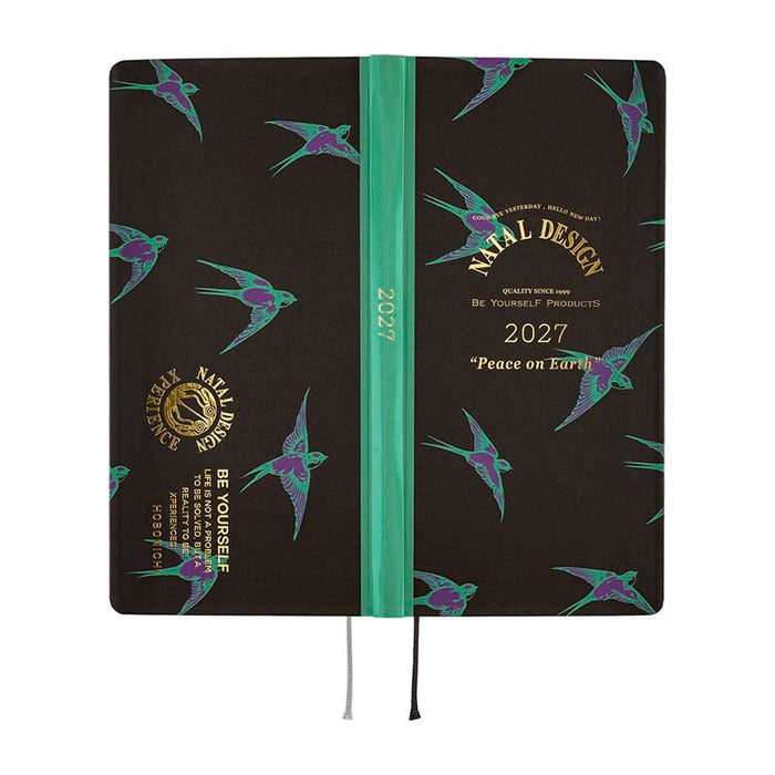 Hobonichi | Agenda Hobonichi Weeks Natal Design: Lucky Swallow 2027
