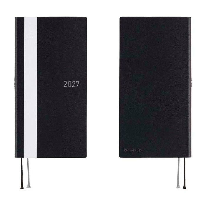 Hobonichi | Agenda Hobonichi Weeks White Line: Black 2027