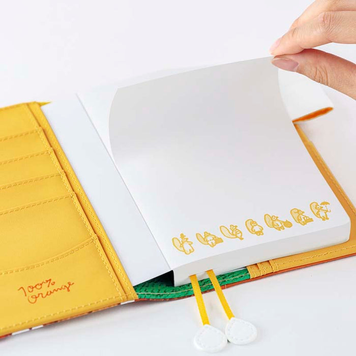 Hobonichi | Bloc De Notas Hobonichi Papers 100%ORANGE: Squirrel Appears