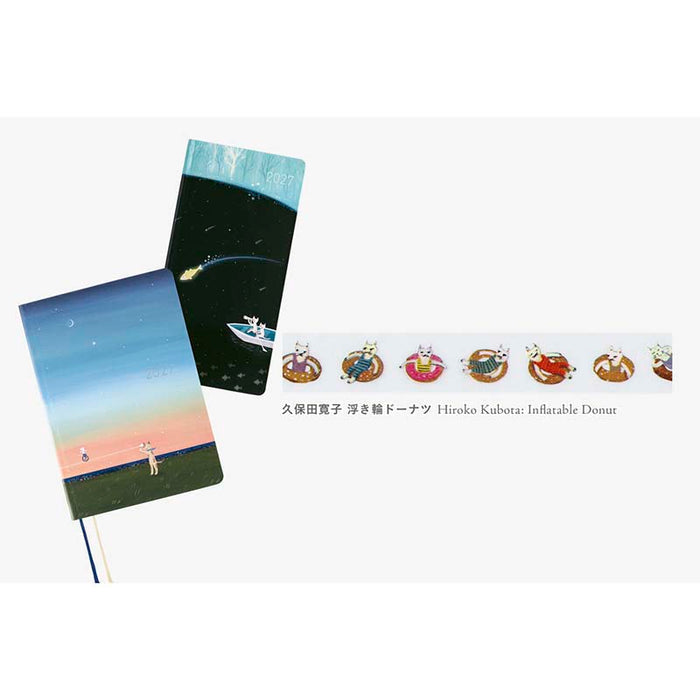 Hobonichi | Cinta Decorativa Deco Rush Plus x Hobonichi Hiroko Kubota: Inflatable Donut