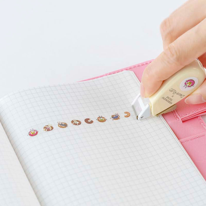 Hobonichi | Cinta Decorativa Deco Rush Plus x Hobonichi Hiroko Kubota: Inflatable Donut
