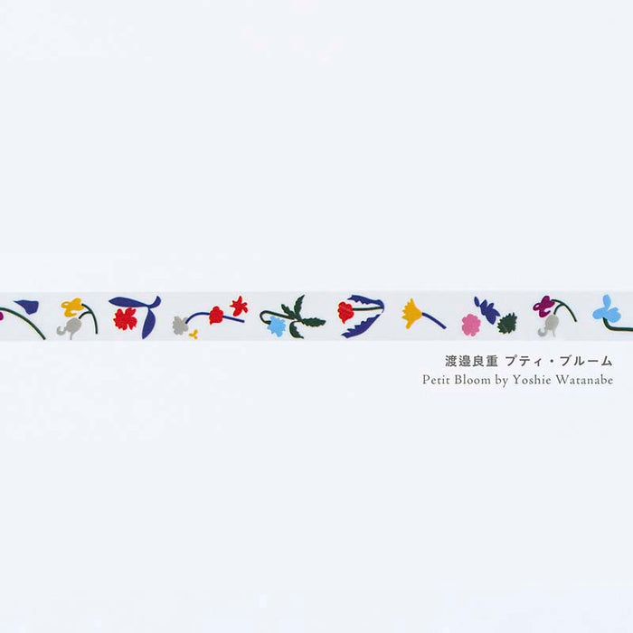 Hobonichi | Cinta Decorativa Deco Rush Plus x Hobonichi Yoshie Watanabe: Petit Bloom