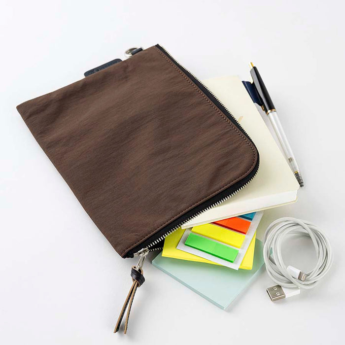 Hobonichi | Estuche Tragen Flat Pouch A6 Brown