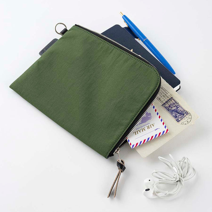 Hobonichi | Estuche Tragen Flat Pouch A6 Green