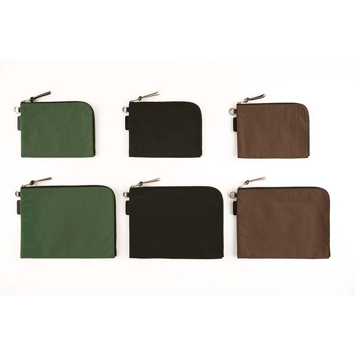 Hobonichi | Estuche Tragen Flat Pouch A6 Green