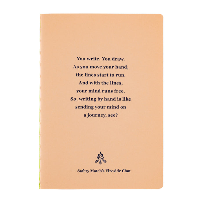 Hobonichi Fireside Chat Notebook - Lined (B6 Size)