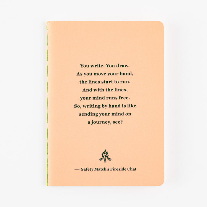Hobonichi Fireside Chat Notebook - Lined (B7 Size)