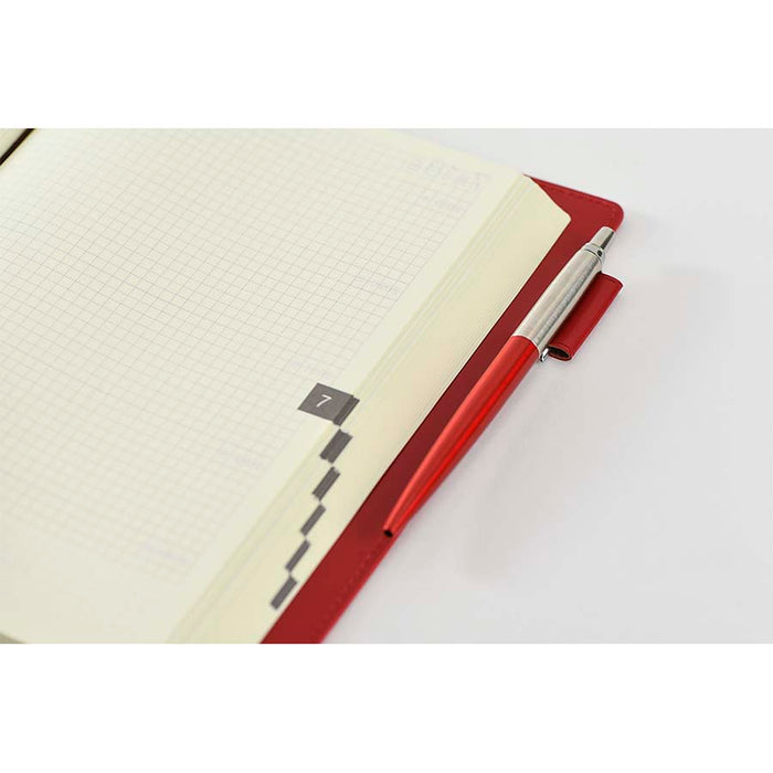 Hobonichi | Funda 5 Years A5 Leather Cover (Red)