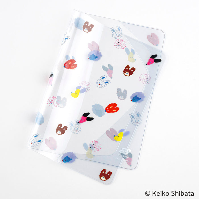 Hobonichi | Funda Cover on Cover A5 Keiko Shibata (Dog Ears Fluttering in the Wind)