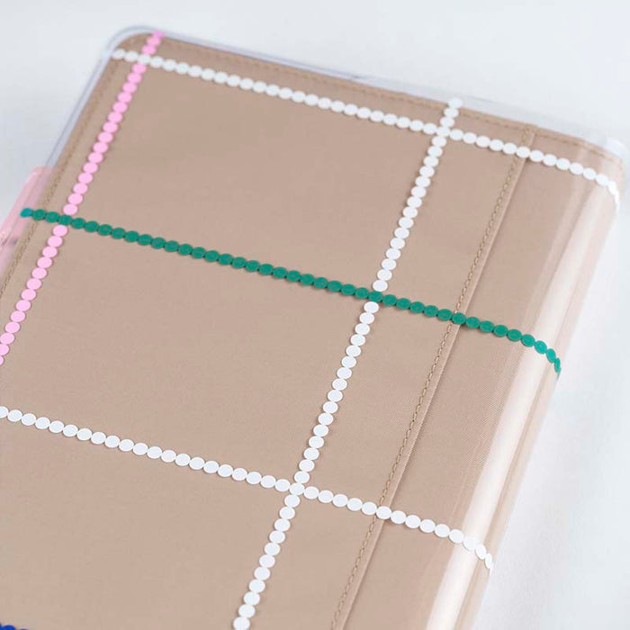Hobonichi | Funda Cover on Cover A5 Yoshie Watanabe (Dotted Plaid)