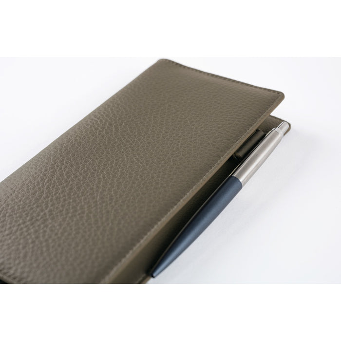 Hobonichi | Funda Hobonichi Weeks Leather: Taut (Gray & Light Blue)