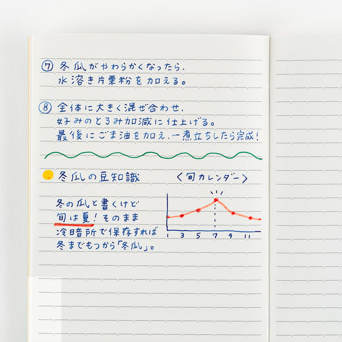 Hobonichi Lined Notebook (A5 Size)