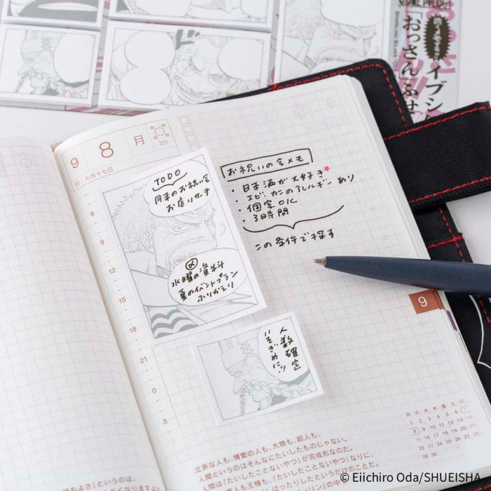 Hobonichi | Notas Adhesivas ONE PIECE magazine: Sparkling Silver “Old Guys”