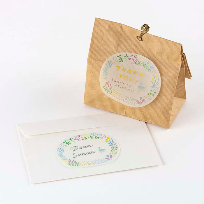 Hobonichi | Notas Adhesivas Transparentes Yuri Sanae (Forest Lake)