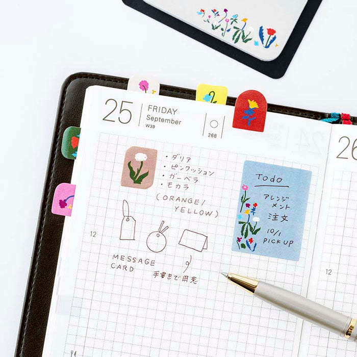 Hobonichi | Notas Adhesivas Yoshie Watanabe (Petit Bloom)