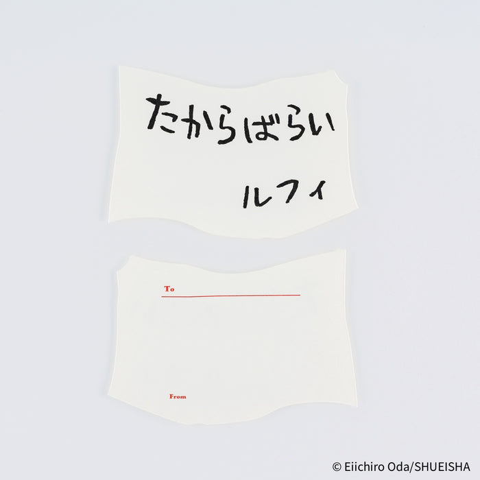 Hobonichi ONE PIECE magazine: Vivre Card & Treasure Tab Letterpress Printed Card