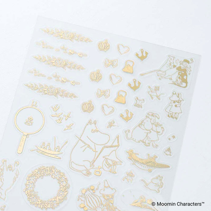 Hobonichi | Pegatinas Foil-Stamped Moomin: Adventure Log
