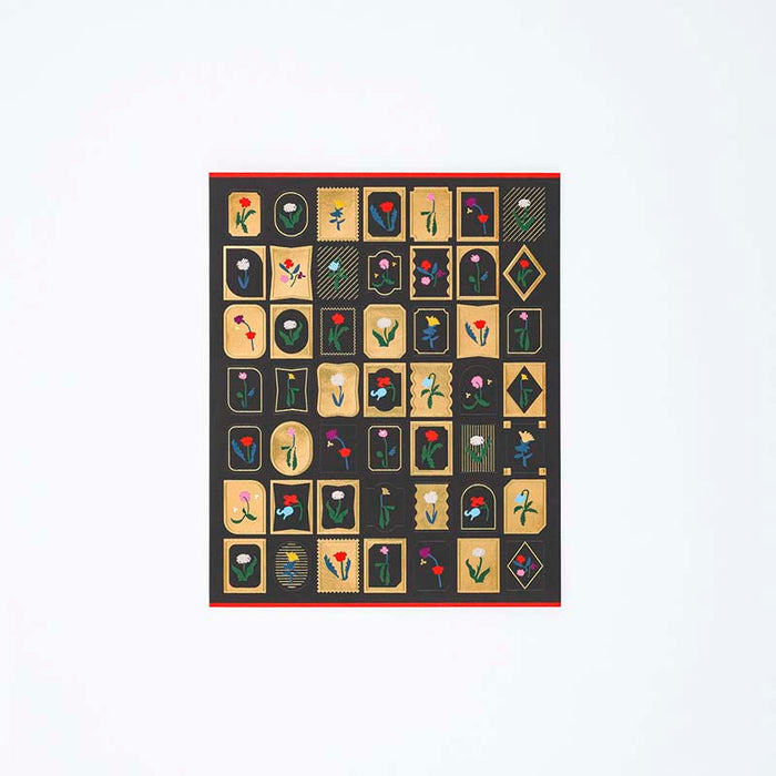 Hobonichi | Pegatinas Foil-Stamped Yoshie Watanabe (Petit Bloom)