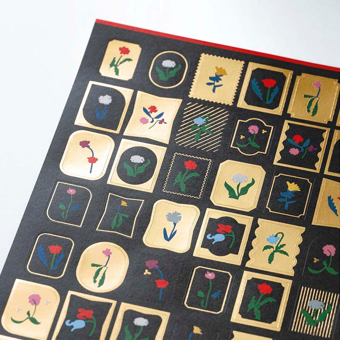 Hobonichi | Pegatinas Foil-Stamped Yoshie Watanabe (Petit Bloom)