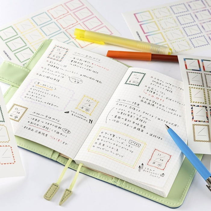 Hobonichi | Pegatinas Frame para Fechas