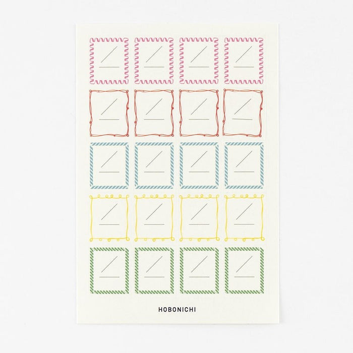 Hobonichi | Pegatinas Frame para Fechas