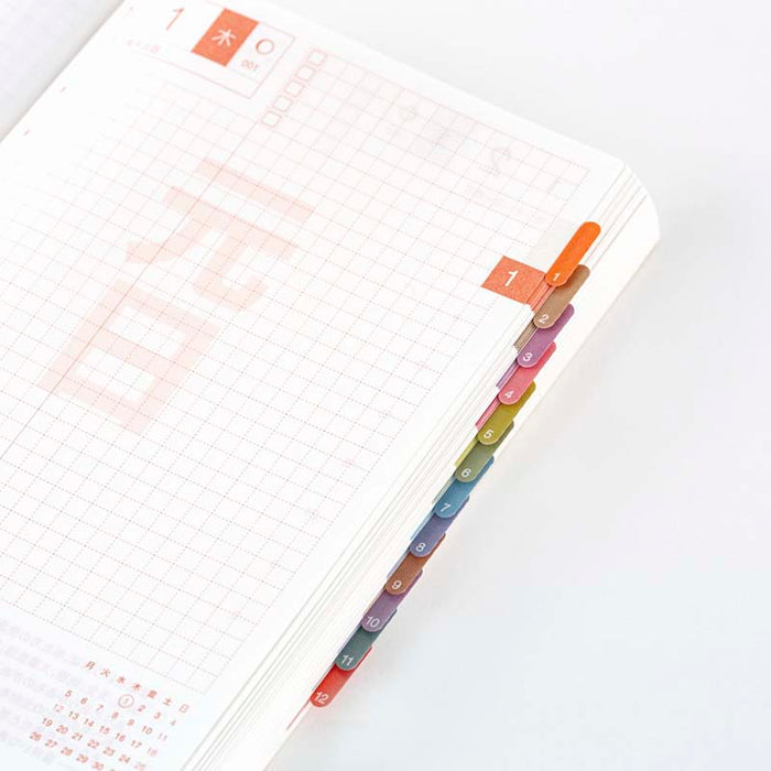 Hobonichi | Pegatinas Marcapáginas Index TSUKI no IRO