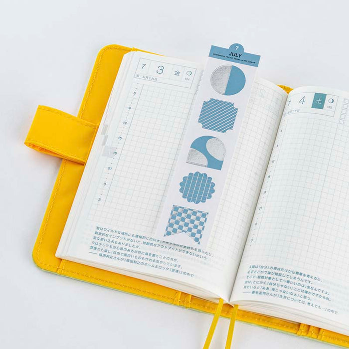 Hobonichi | Pegatinas TSUKI no IRO: Bookmark-Style