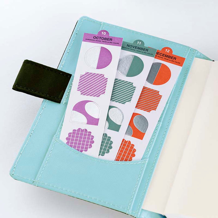 Hobonichi | Pegatinas TSUKI no IRO: Bookmark-Style