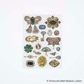 Hobonichi | Pegatinas V&A Series: Almost Actual-Size Jewellery